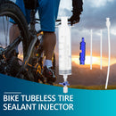 Cycling MTB Road Bike Tubeless Tire Sealant Injector Syringe + Valve Tool Newly
