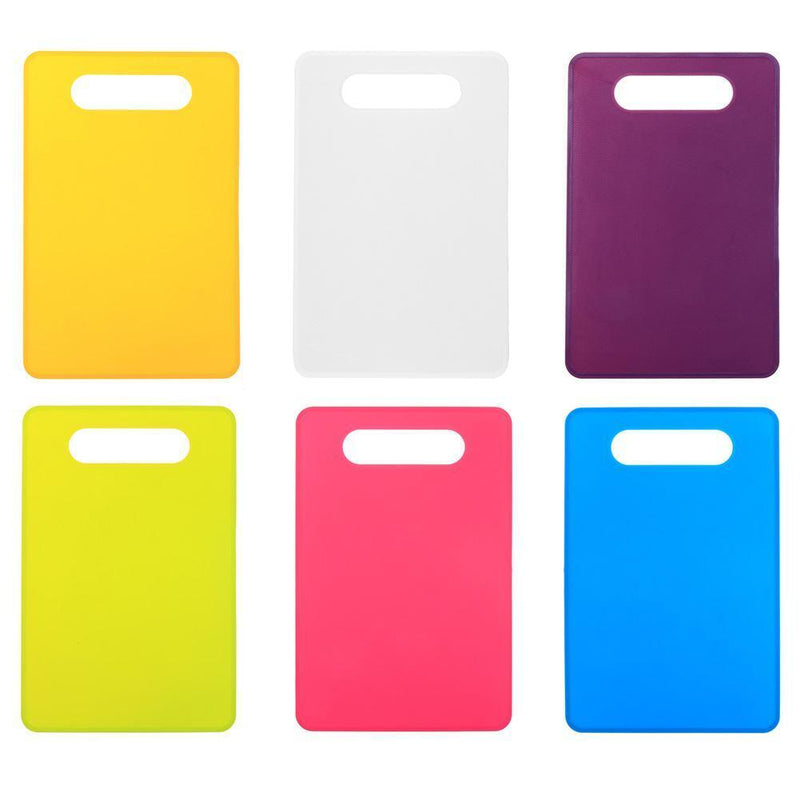 10pcs Plastic Non Slip Anti Bacterium Cutting Board Chopping Block(Yellow)