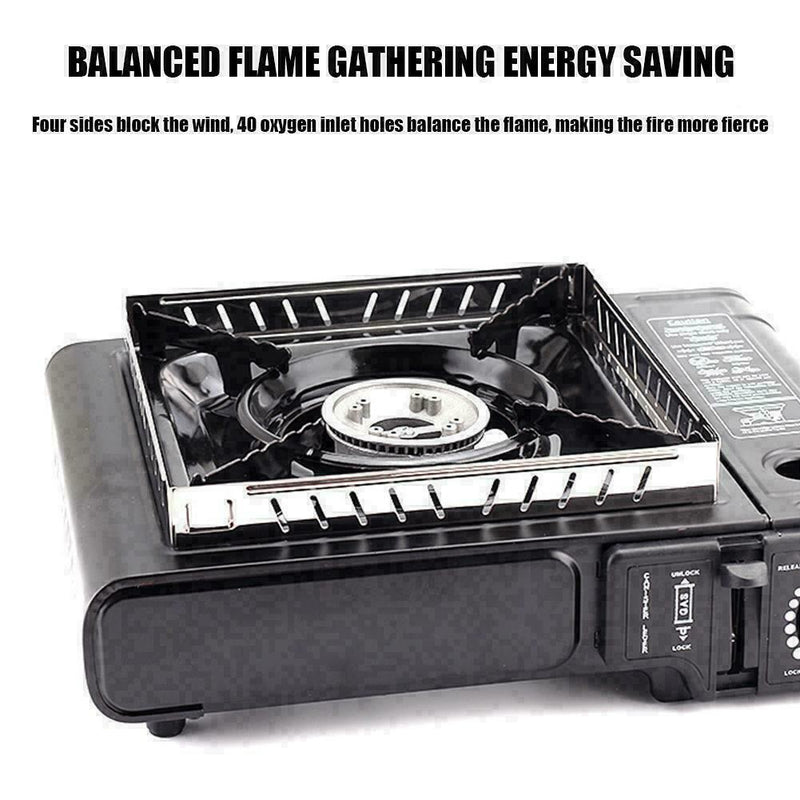 Outdoor Gas Stove Wind Screen Foldable Wind Steel Burner T2B6 P3V4 K7F0 E6B4