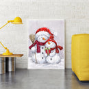 Full Round Drill Diamond Painting Snowman Mosaic Kits DIY Artwork (NH522)