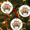 Reindeer Family Christmas Tree Ornament Assorted Christmas Fawn Pendants Gift