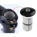 Carbon Fiber Front Fork Expansion Screw Hanging Heart Bike Headset (Black) Newly