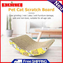 Corrugated Paper Cat Scratcher Workout Kitten Scratching Bed Pad Pet Supplies