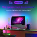 2Pcs RGB Colorful LED Pickup Rhythm Light Strip APP Control USB Music Lamp