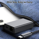 Phone 1000Mbps Gigabit LAN Converter USB 3.1 Ethernet Adapter Type-C to RJ45