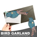 Bird Garland 10 Pack Bird Hanging Ornaments Decoration Bookmark with Ropes