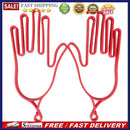 1 Pair Durable Outdoor Sport Red Plastic Golf Gloves Holder Rack Stretcher