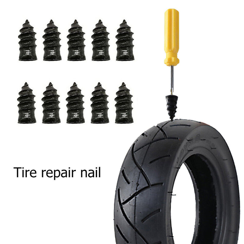 Scooter Car Tire Puncture Repair Tools Kit Motorcycle Vacuum Tyre Repair Nails