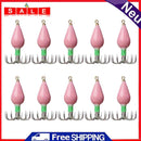 10pcs Squid Jig Hooks Pesca Luminous 12 Needles Cuttlefish Fishing Hook Bait