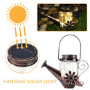 Watering Can LightsSolar Powered Metal Decorative Yard Art for Patio Yard Garden