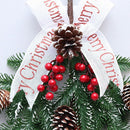 50cm Christmas Decorations Upside Ddown Rattan Christmas Tree Christmas Wreath