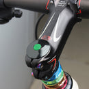10pcs MTB Bicycle Headset Cover Stem Road Bike Hexagon Screw Cap (Green M5)