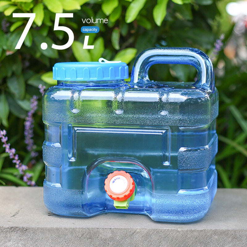 Portable Container with Faucet Camping Equipment Outdoor Water Bucket for Picnic