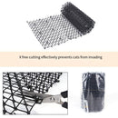 Garden Prickle Strip Cat Repellent Deterrent Mat Anti-cat Dog Mat (Black) Newly