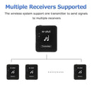 Music Audio Receiver Wireless Earphone Monitor 2.4G Adapter USB Transmitter