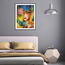 Diamond Painting 5D DIY Girl Full Round Drill Rhinestone Picture for Home