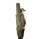 Portable Fishing Rod Carrier Case Waterproof Fishing Tackle Tools Storage Bag