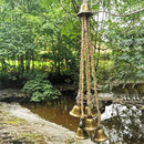 Wind Chimes Witch 6 Bells Amulet Set 27 Inch Window Balcony Pendant Witchcraft