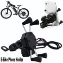 Phone Holder Cellphone Bracket Charger USB Charging Port Mirror Stand Install