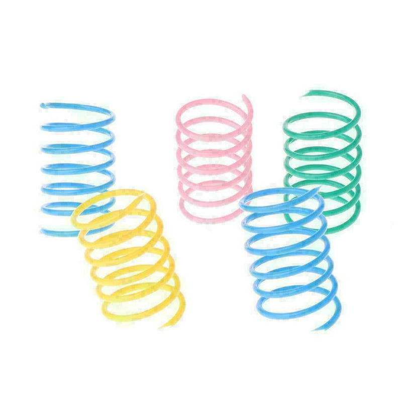 Cat Toys Colorful Spring Bounce Plastic Pet Kitten H3T2 I2G HOT Interactive Z0B5