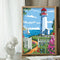 Lighthouse Oil Paint by Numbers Hand Painted Frameless Picture Home Ornament Kit