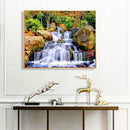 Kyoto Garden Running Water Oil Color by Numbers Kit Frameless Drawing Picture