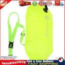 Inflatable Swimming Float Air Dry Buoy Water Sport Bag (Fluorescent Green) Newly