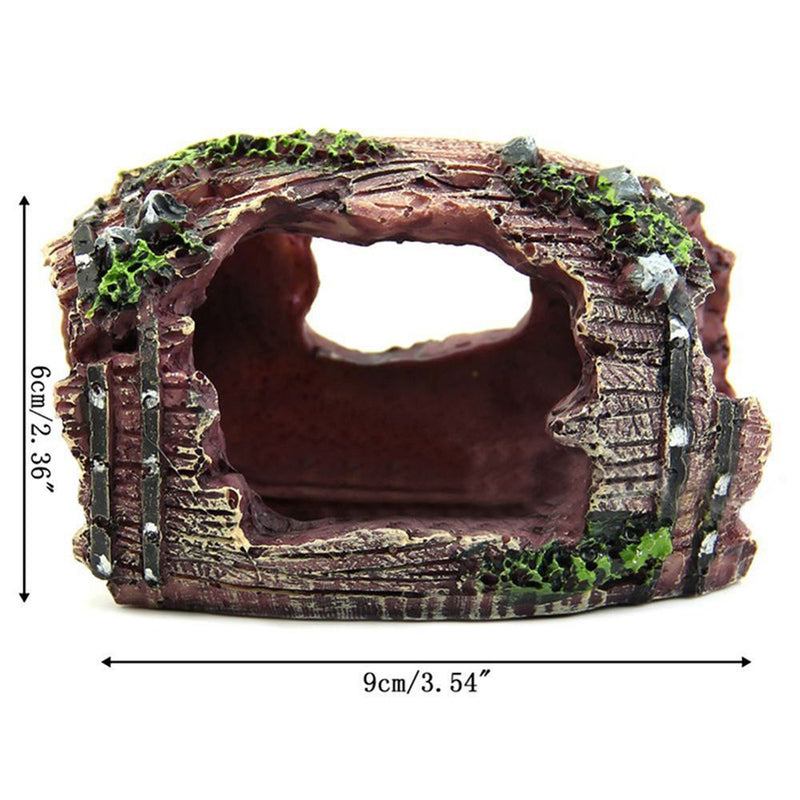 Wreck Barrel Fish Tank Decoration Aquarium Ornament Pet Supplies Home Decor