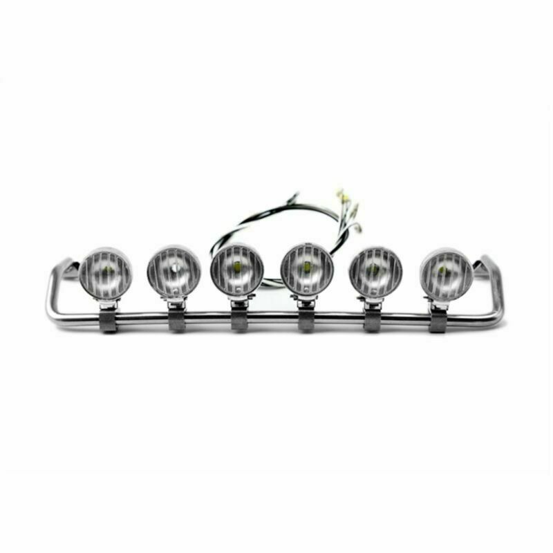 LED Spotlight Light for 1:14 Tamiya Scania RC Tractor Truck Top Roof Light Bar 6