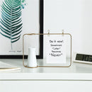 Nordic Style Plant Vase Stand Postcard Clip Holder Flower Pot Iron Frame