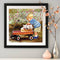 Full Round Drill Diamond Painting Little Boy Car 5D DIY Handmade Mosaic Crafts
