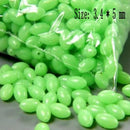 3.4m lighting Plastic Oval Shaped Glow In The Dark Luminous Beads fishing Lures