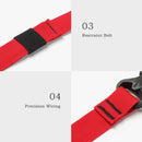 Nylon Cargo Strap Luggage Belt Outdoor Camp Quick Release Buckle (150cm)