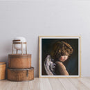 Little Angel Drawing Frameless DIY Oil Paint by Numbers Canvas Home Decor Newly
