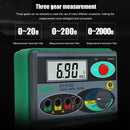 DY4100 Digital Megohmmeter Megger Meter Earth Ground Resistance Voltage Tester