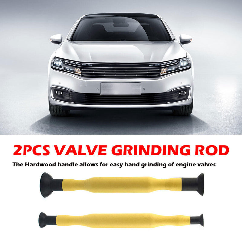 2pcs Double Ended Valve Lapping Sticks Suction Cup Valve Lapper Grinding Sticks