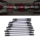 10pcs Metal Link Plastic End Rod for 1/10 RC Crawler Axial SCX10 II Parts Newly
