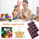 Silicone Baking Molds Easter Eggs Shape Chocolate Muffin Mousse Cake DIY Mo
