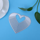 Hollow Heart DIY Metal Stencil for Scrapbook Embossing Craft Cutting Die-15