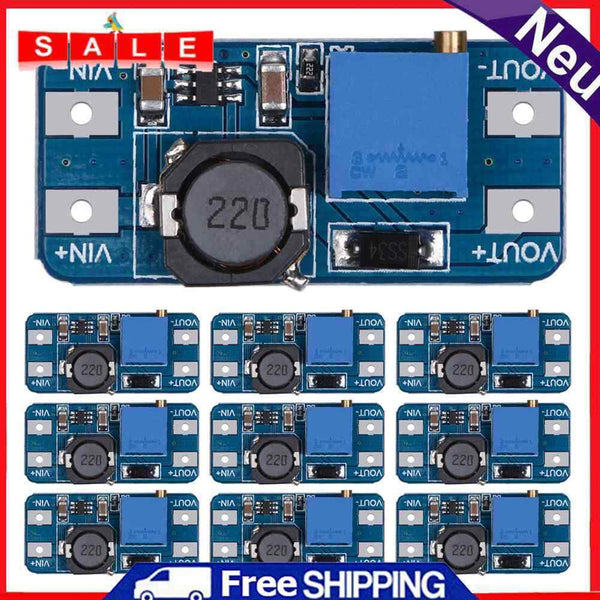 10Pcs MT3608 2A DC/DC Step Up Power Booster Power Module apply to Arduino