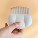Pet Comb Massage Brush for Dogs Cats Grooming Hair Remover Cleaner (White) Newly