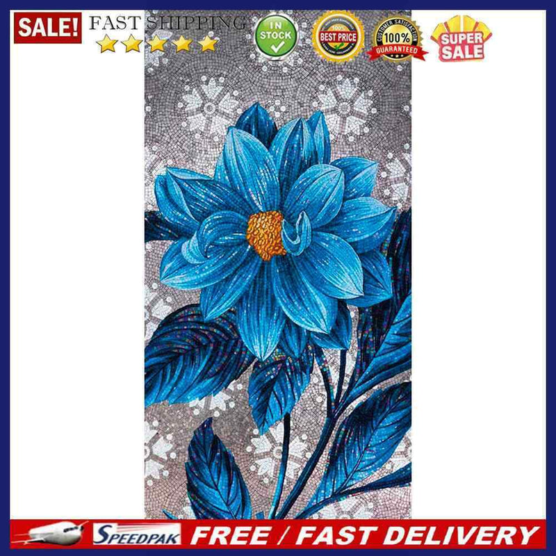 Flower 5D DIY Full Drill Round Diamond Painting Embroidery Cross Stitch Mosai