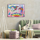 5D Rainbow Horn Horse DIY Part Drill Special Shaped Kit Diamond Painting Craft