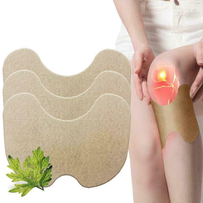 12Pcs/Pack Knee Pain Relief Patch Self-Heating Moxibustion Plaster 7C8A L2U9
