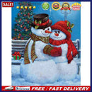 5D DIY Diamond Painting Full Square Drill Cartoon Snowman Wall Decor Rhinestone