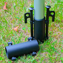 Iron Tent Rod Stand Fixed Tube Awning Rod Holder Tarp Poles Accessories