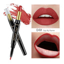 15 Color Lip Liner Pen Double Head Lasting Lip Gloss Lipstick Cosmetics (04