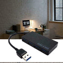 USB HUB 3.0 High Speed 4 Port Multi Splitter Expansion S4U1 Laptop Adapter O8W7