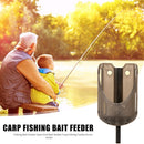 PE Plastic Carp Fishing Feeder Portable Fishing Lure Bait Basket Tackle (L)