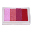 4 Colors Gradient Inkpad DIY Stamp Colored Ink Pad Printing Stationery(2) Newly